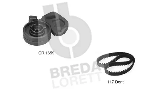 Kit de courroie crantée BREDA LORETT KCD0276