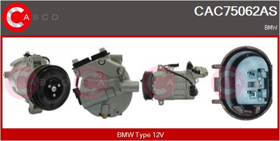 Compresseur, climatisation CASCO CAC75062AS