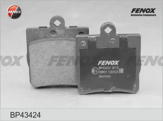 Kit de plaquettes de frein, frein à disque FENOX BP43424