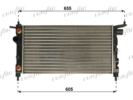 Radiateur, refroidissement du moteur FRIGAIR 0107.3134