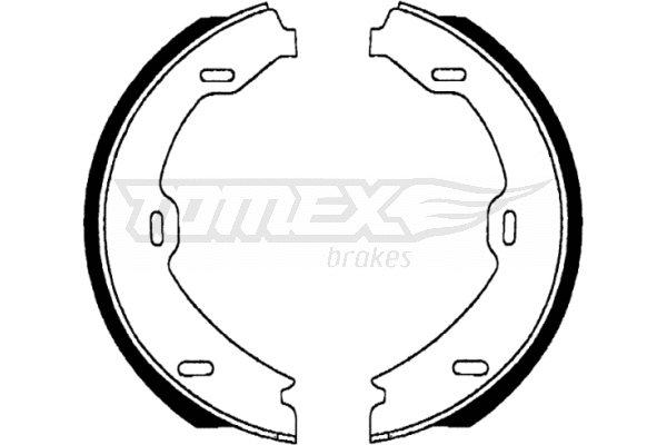 Jeu de mâchoires de frein TOMEX Brakes TX 22-69