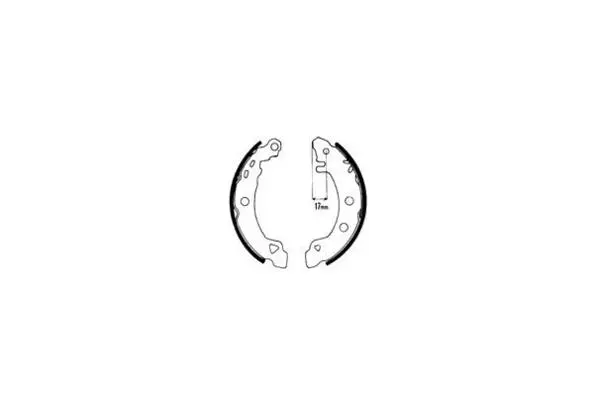 Jeu de mâchoires de frein E.T.F. 09-0432