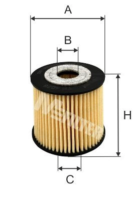 Filtre à huile MFILTER TE 4028
