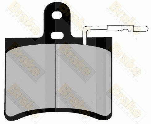 Kit de plaquettes de frein, frein à disque Brake ENGINEERING PA265
