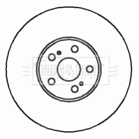 Disque de frein BORG & BECK BBD5874S