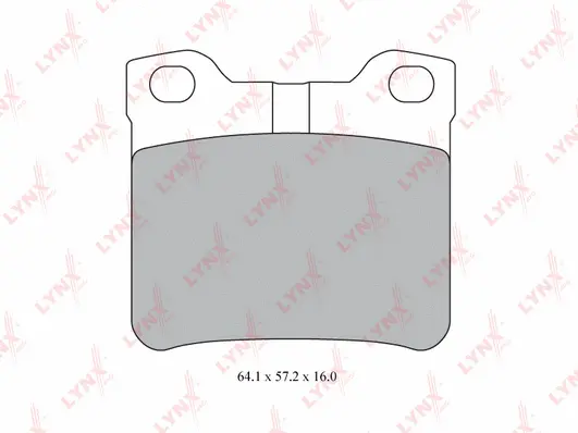 Kit de plaquettes de frein, frein à disque LYNXAUTO BD-6109