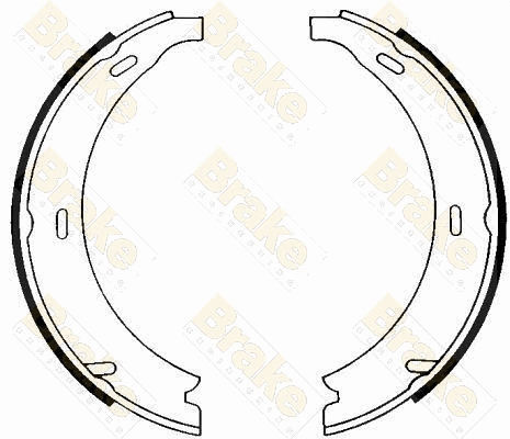 Jeu de mâchoires de frein, frein de stationnement Brake ENGINEERING SH1208