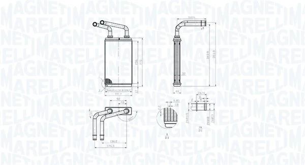 Système de chauffage MAGNETI MARELLI 350218483000