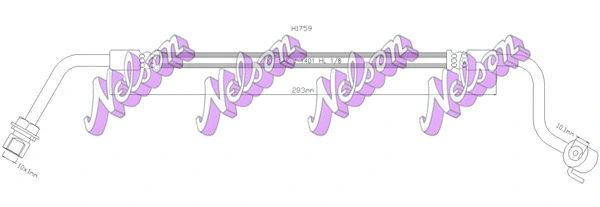 Flexible de frein KAWE H1759