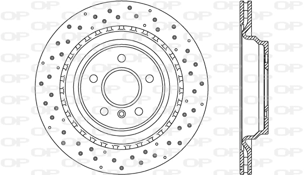 Disque de frein OPEN PARTS BDR2699.20