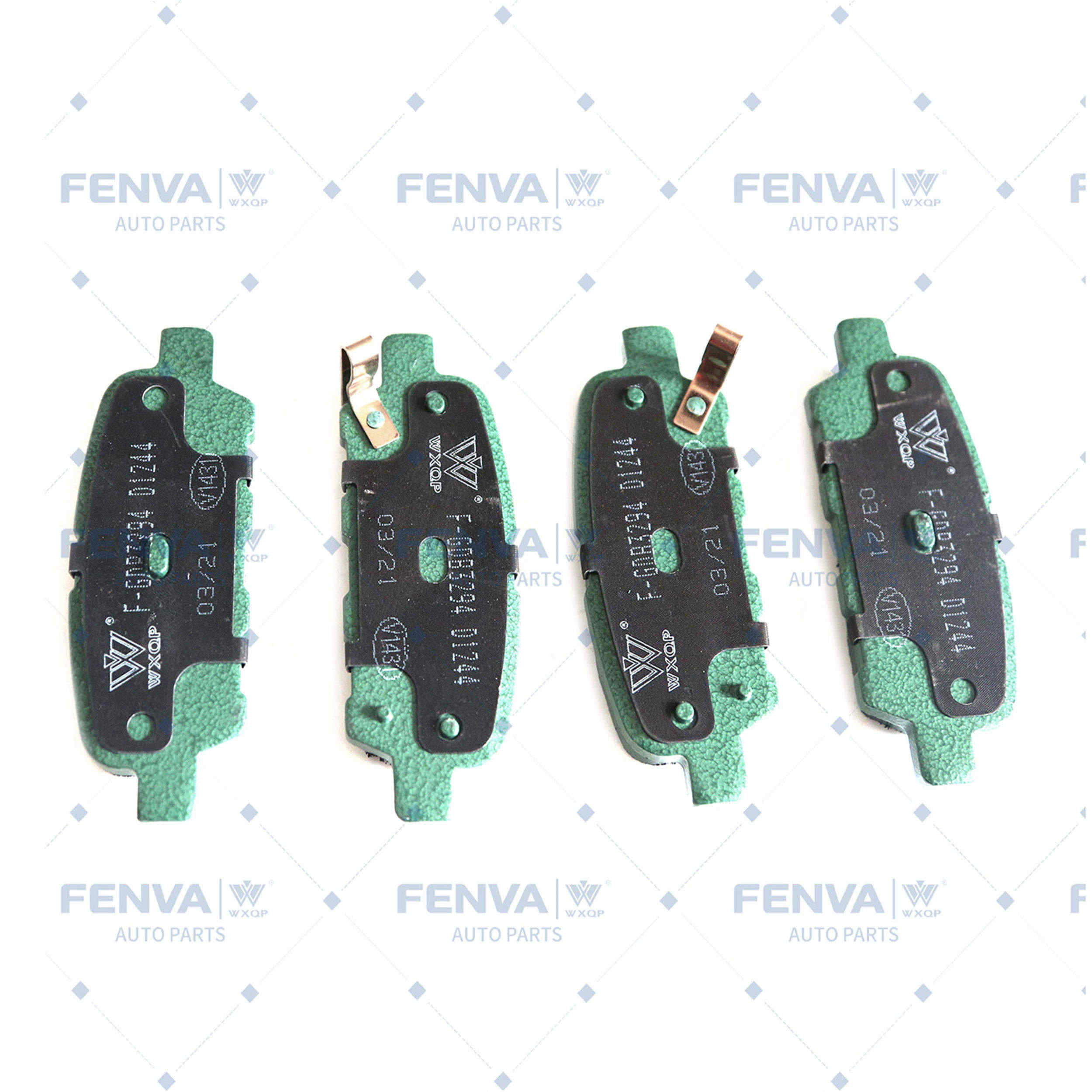 Kit de plaquettes de frein, frein à disque WXQP 40424