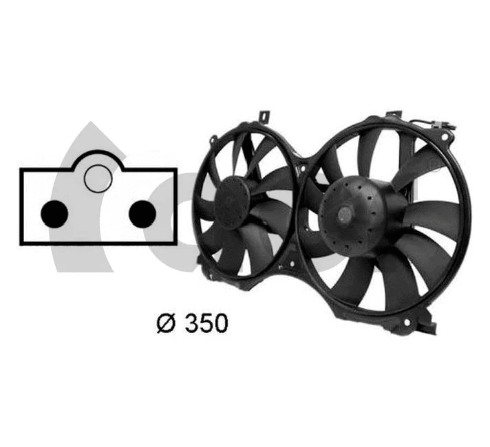 Ventilateur, refroidissement du moteur ACR 330304