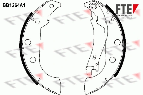 Jeu de mâchoires de frein FTE 9100056