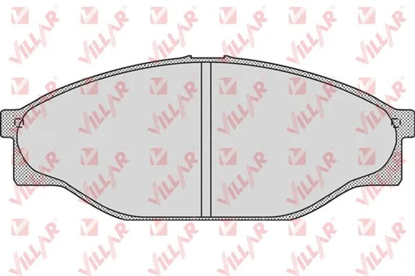 Kit de plaquettes de frein, frein à disque VILLAR 626.0927