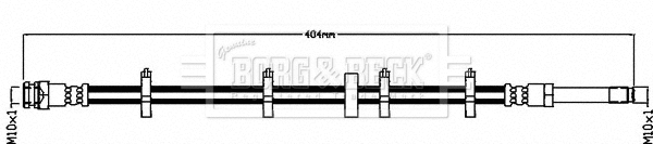 Flexible de frein BORG & BECK BBH8161