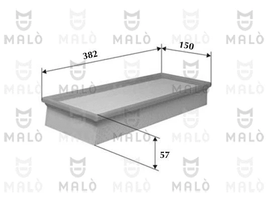 Filtre à air AKRON-MALÒ 1500313