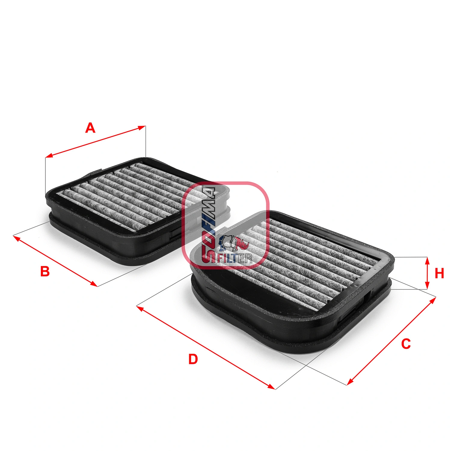 Filtre, air de l'habitacle SOFIMA S 4141 CA