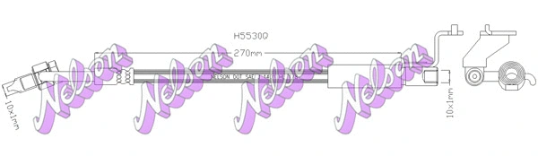 Flexible de frein KAWE H5530Q