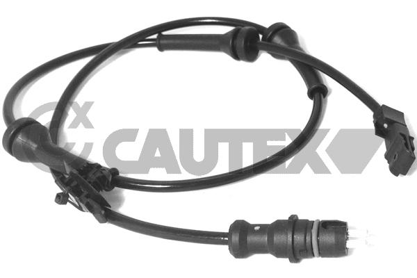 Capteur, vitesse de roue CAUTEX 755245