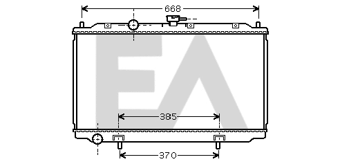 Radiateur, refroidissement du moteur EACLIMA 31R18083