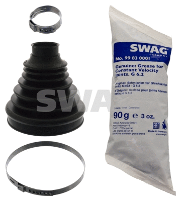 Jeu de joints-soufflets, arbre de commande SWAG 40 94 9879