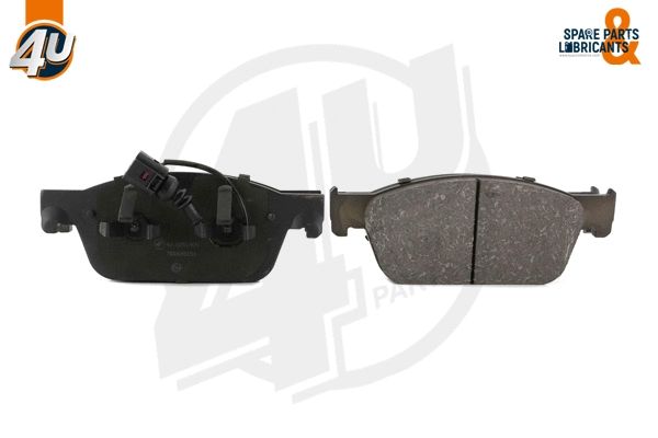 Kit de plaquettes de frein, frein à disque 4U Autoparts 22514VV