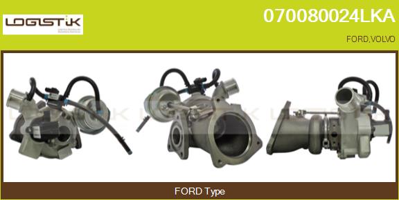 Turbocompresseur, suralimentation LGK 070080024LKA