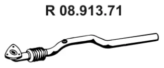 Tuyau d'échappement EBERSPÄCHER 08.913.71