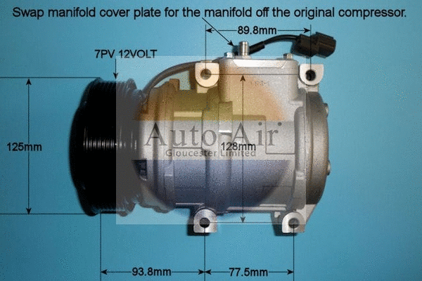 Compresseur, climatisation AUTO AIR GLOUCESTER 14-0257P
