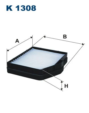 Filtre, air de l'habitacle FILTRON K 1308