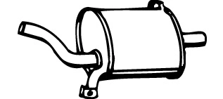Silencieux arrière VEGAZ GmbH DS-87