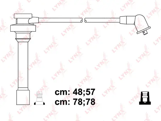 Kit de câbles d'allumage LYNXAUTO SPC5507