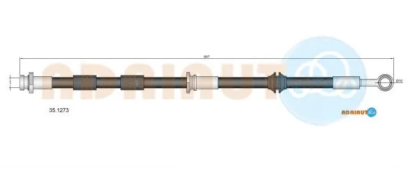 Flexible de frein ADRIAUTO 35.1273