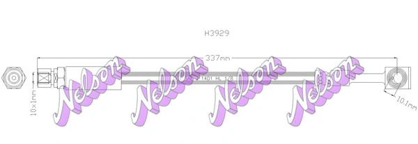 Flexible de frein KAWE H3929