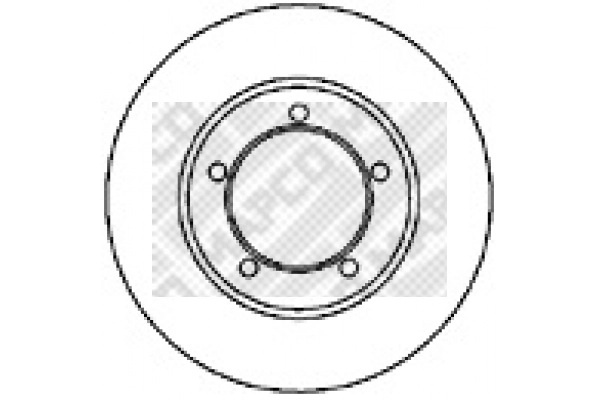 Disque de frein MAPCO 45534