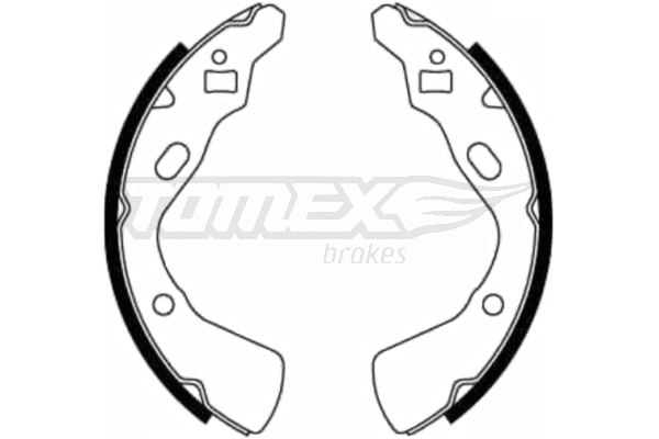 Jeu de mâchoires de frein TOMEX Brakes TX 21-83