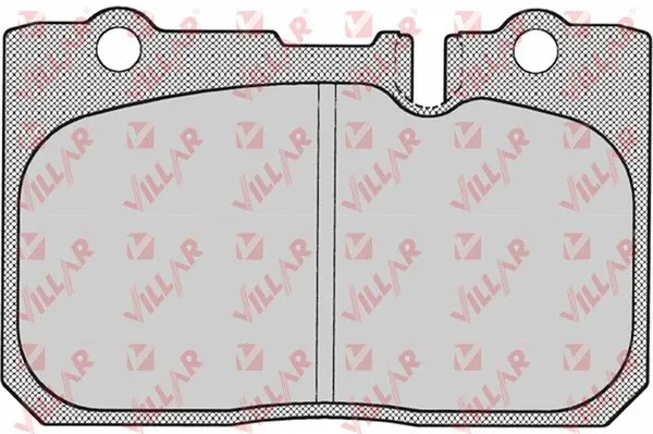 Kit de plaquettes de frein, frein à disque VILLAR 626.0702