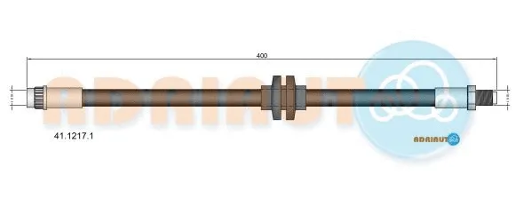 Flexible de frein ADRIAUTO 41.1217.1