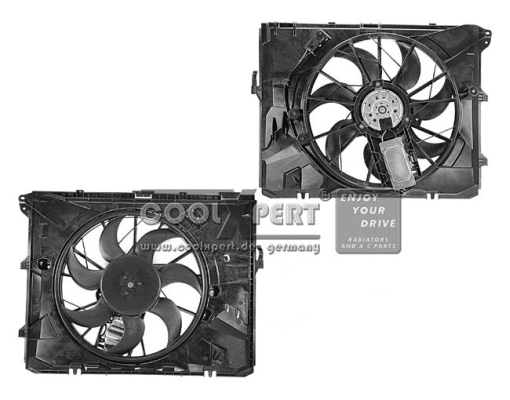 Ventilateur, refroidissement du moteur BBR Automotive 003-60-14819
