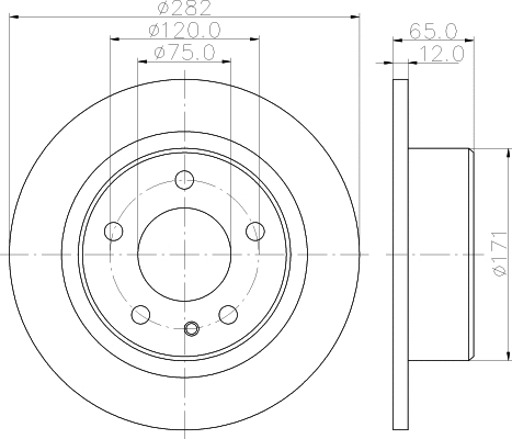 Disque de frein MINTEX MDC1201