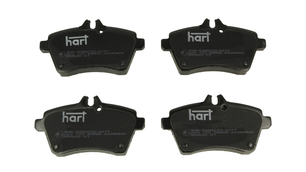 Kit de plaquettes de frein, frein à disque HART 223 172