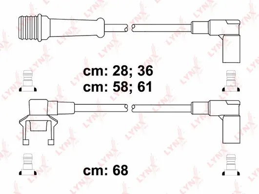 Kit de câbles d'allumage LYNXAUTO SPC6305