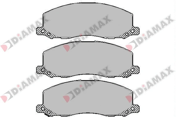 Kit de plaquettes de frein, frein à disque DIAMAX N09454