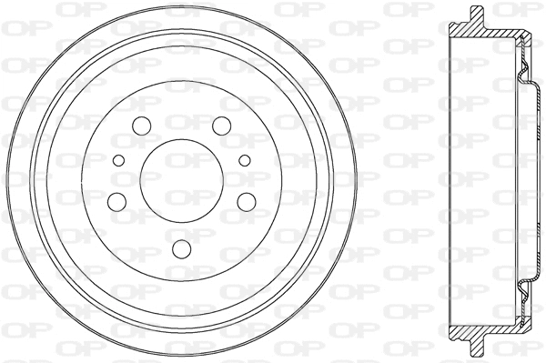 Tambour de frein OPEN PARTS BAD9040.20