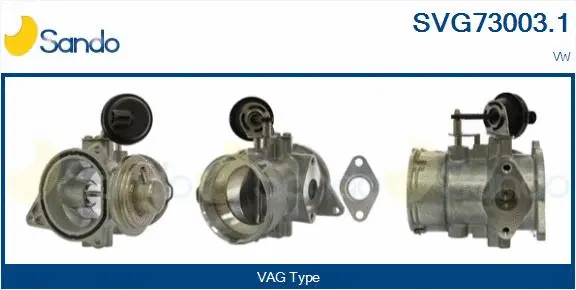 Vanne EGR SANDO SVG73003.1