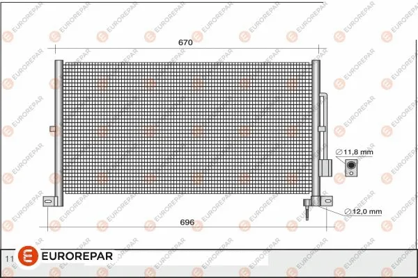 Condenseur, climatisation EUROREPAR 1609637780