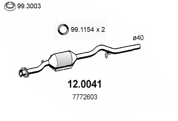 Catalyseur ASSO 12.0041
