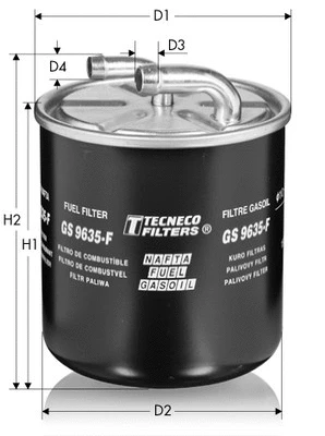 Filtre à carburant TECNECO FILTERS GS9635F