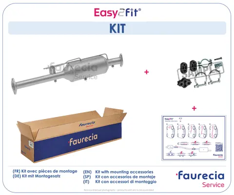 Filtre à particules / à suie, échappement Faurecia FS30400F