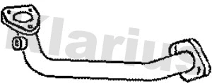 Tuyau d'échappement KLARIUS 301396